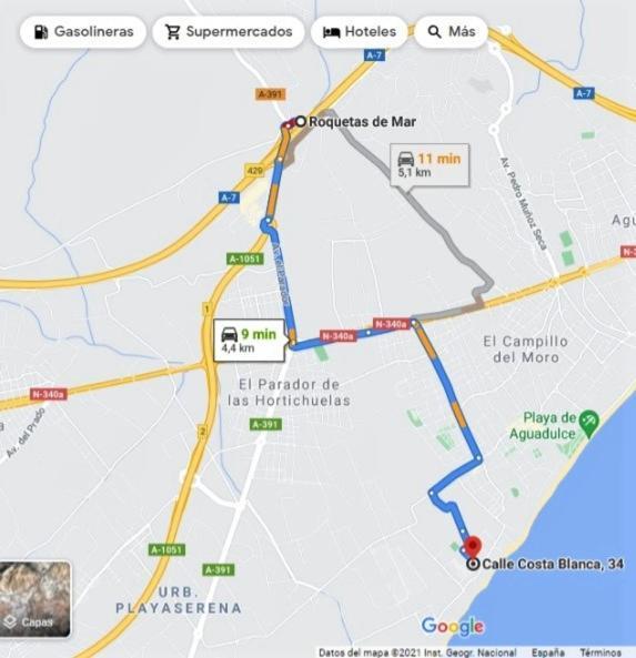 Apartamento Las Palmerillas-Residencial Torrequebrada Roquetas de Mar Dış mekan fotoğraf